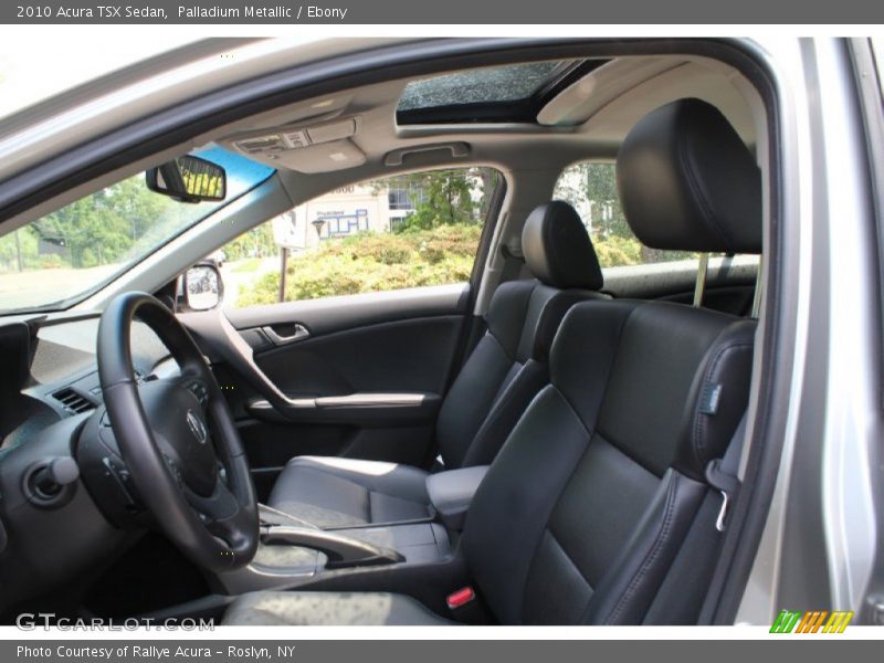 Palladium Metallic / Ebony 2010 Acura TSX Sedan