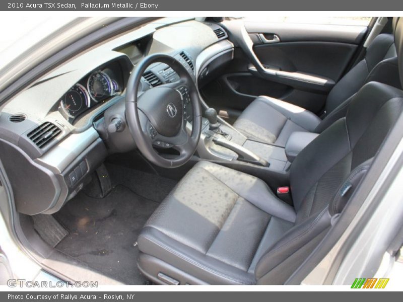 Palladium Metallic / Ebony 2010 Acura TSX Sedan