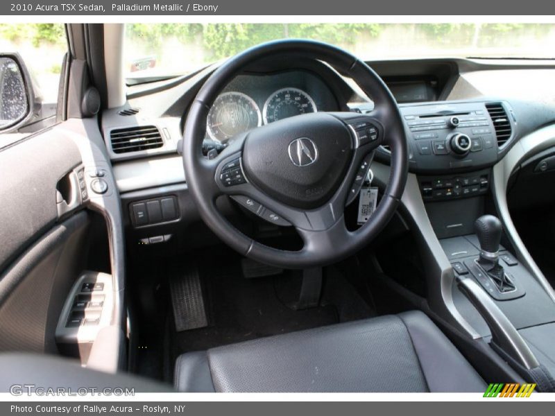 Palladium Metallic / Ebony 2010 Acura TSX Sedan