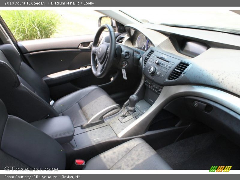 Palladium Metallic / Ebony 2010 Acura TSX Sedan
