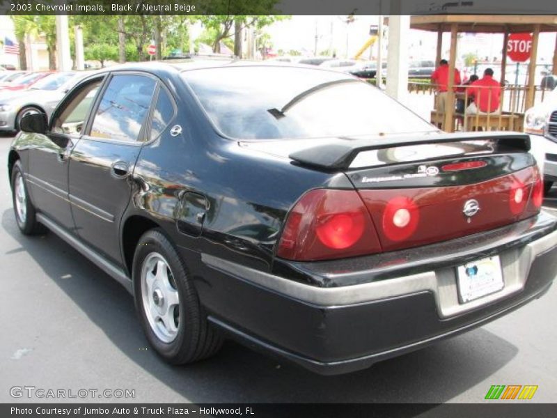 Black / Neutral Beige 2003 Chevrolet Impala