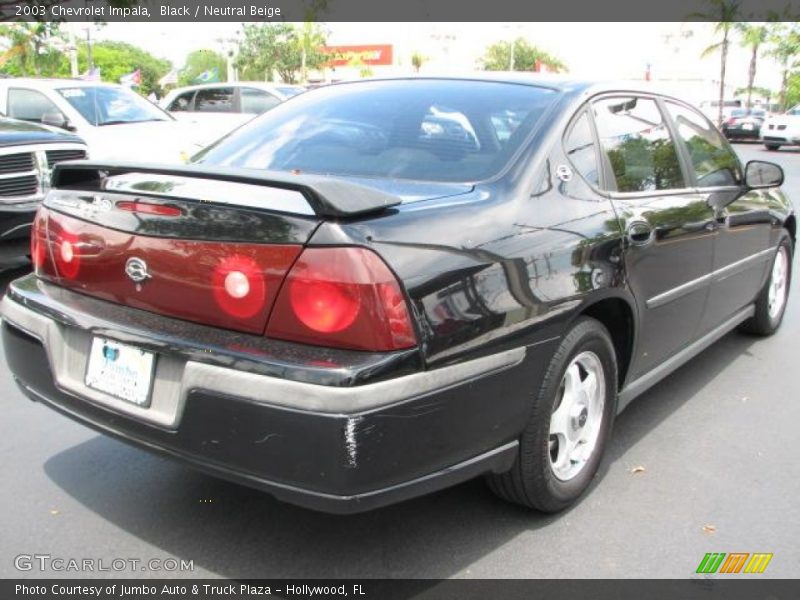 Black / Neutral Beige 2003 Chevrolet Impala