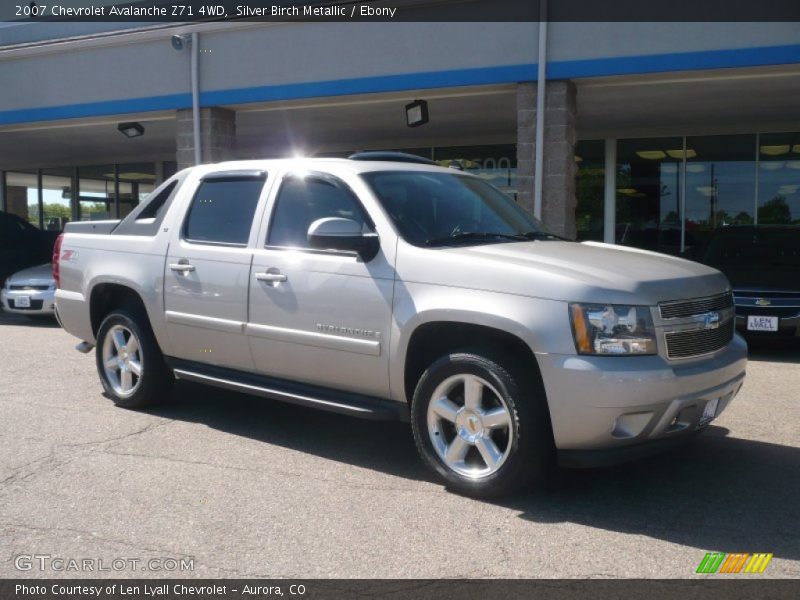  2007 Avalanche Z71 4WD Silver Birch Metallic