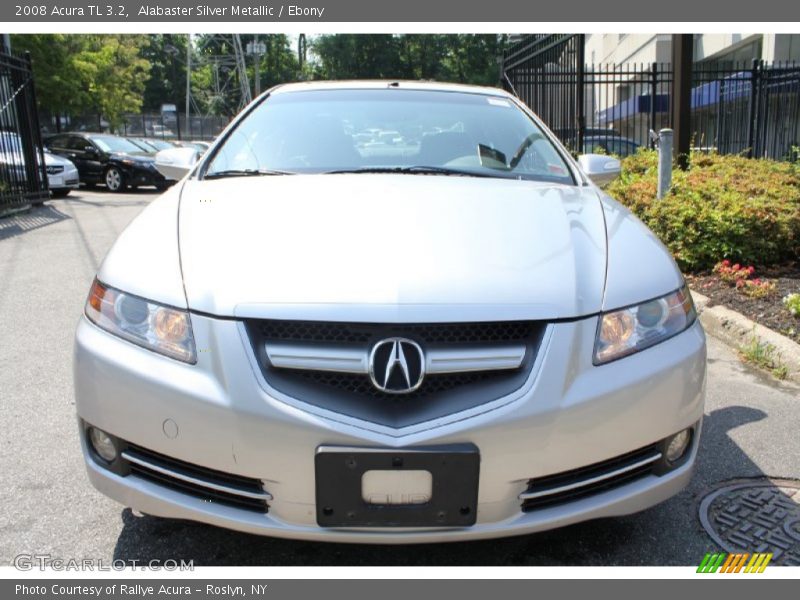 Alabaster Silver Metallic / Ebony 2008 Acura TL 3.2