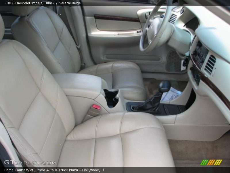 Black / Neutral Beige 2003 Chevrolet Impala