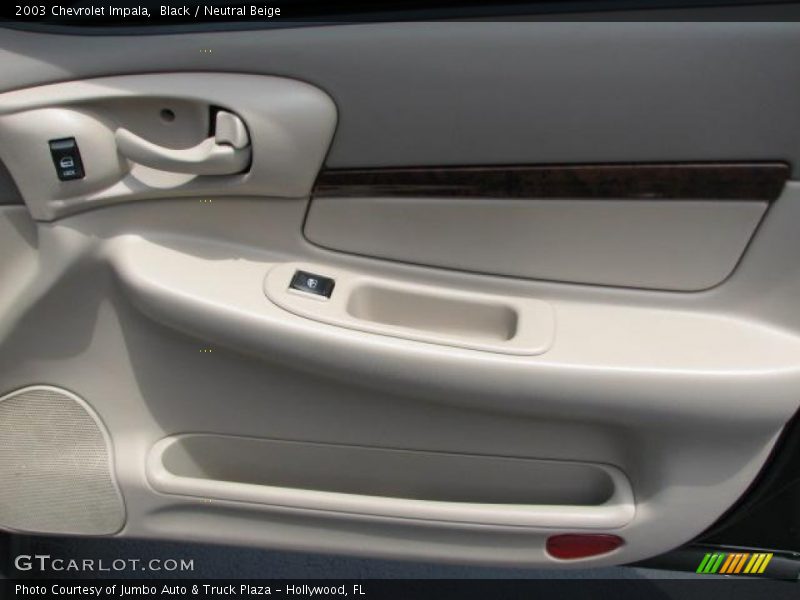 Black / Neutral Beige 2003 Chevrolet Impala