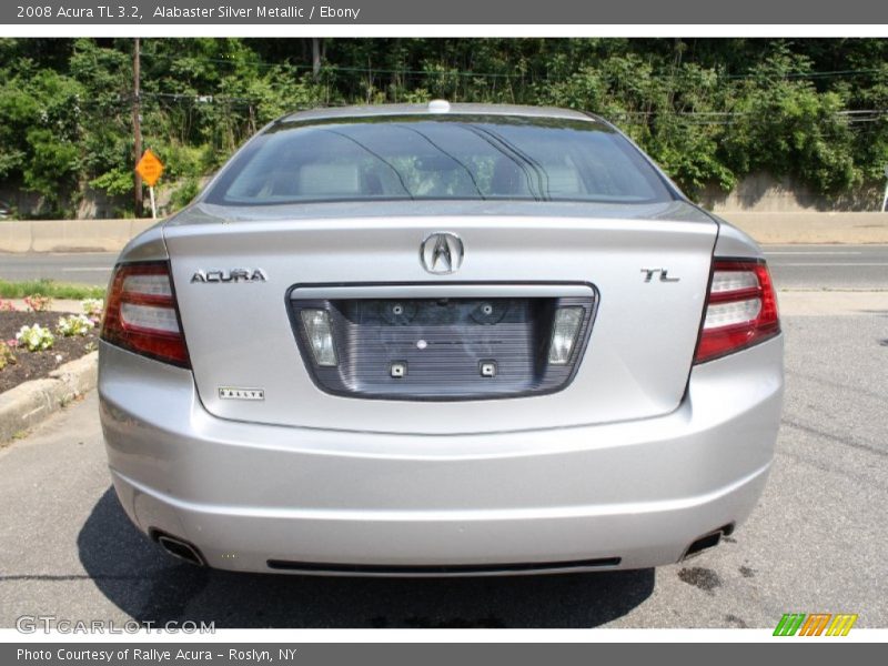 Alabaster Silver Metallic / Ebony 2008 Acura TL 3.2