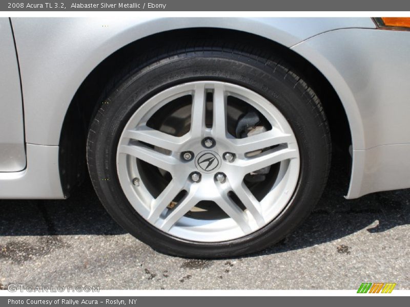 Alabaster Silver Metallic / Ebony 2008 Acura TL 3.2