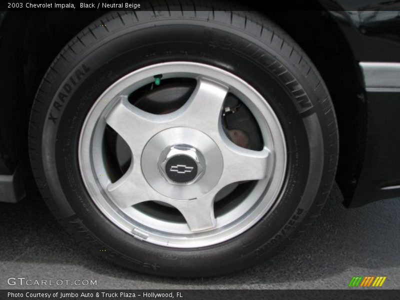 Black / Neutral Beige 2003 Chevrolet Impala