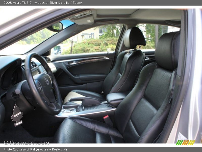 Alabaster Silver Metallic / Ebony 2008 Acura TL 3.2
