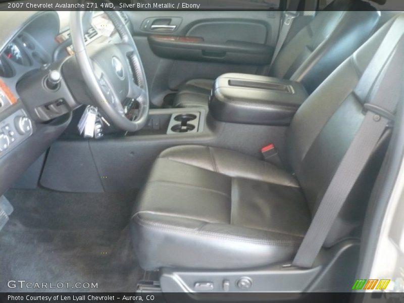 2007 Avalanche Z71 4WD Ebony Interior