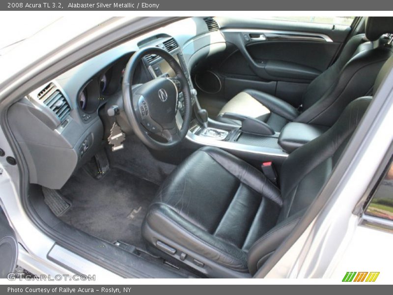 Alabaster Silver Metallic / Ebony 2008 Acura TL 3.2