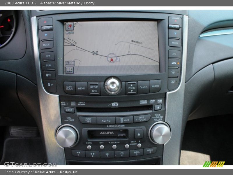 Alabaster Silver Metallic / Ebony 2008 Acura TL 3.2