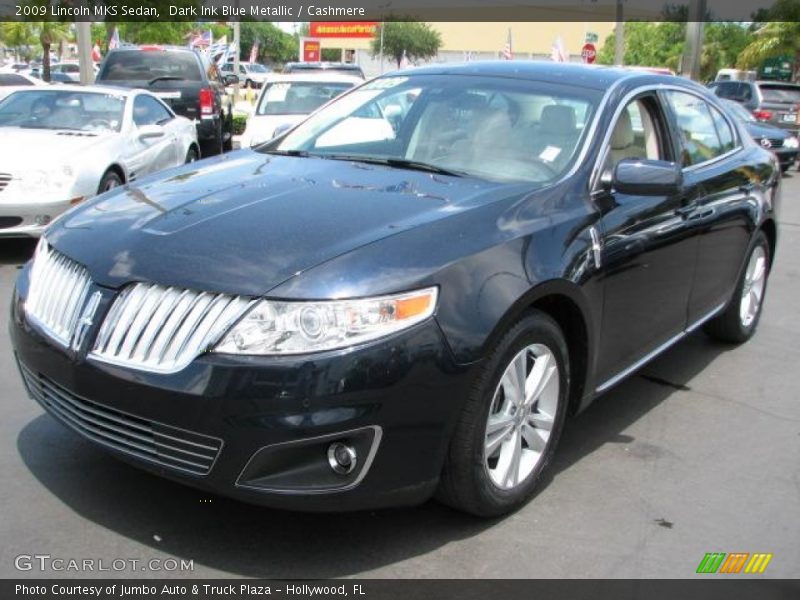 Dark Ink Blue Metallic / Cashmere 2009 Lincoln MKS Sedan