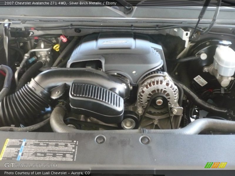 Silver Birch Metallic / Ebony 2007 Chevrolet Avalanche Z71 4WD