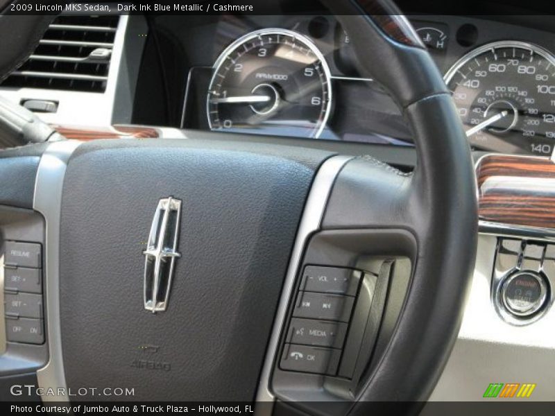 Dark Ink Blue Metallic / Cashmere 2009 Lincoln MKS Sedan
