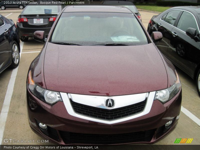 Basque Red Pearl / Parchment 2010 Acura TSX Sedan