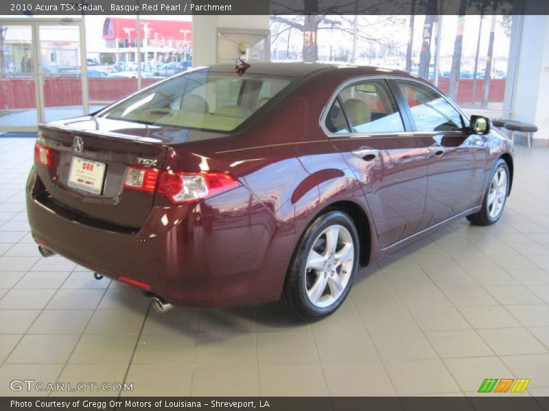 Basque Red Pearl / Parchment 2010 Acura TSX Sedan