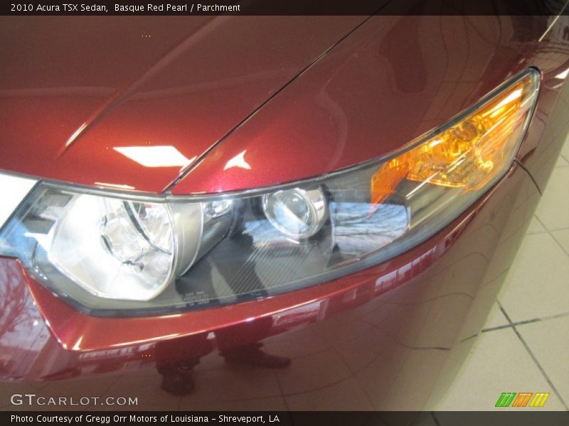 Basque Red Pearl / Parchment 2010 Acura TSX Sedan