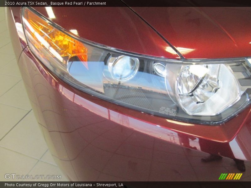 Basque Red Pearl / Parchment 2010 Acura TSX Sedan
