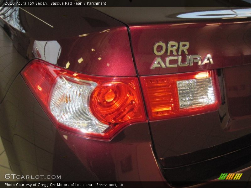 Basque Red Pearl / Parchment 2010 Acura TSX Sedan