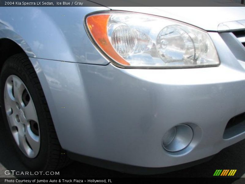 Ice Blue / Gray 2004 Kia Spectra LX Sedan