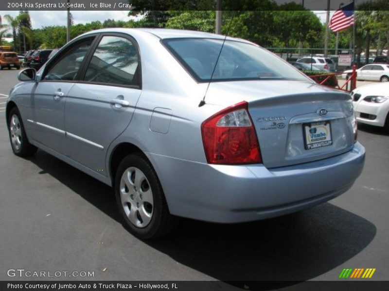 Ice Blue / Gray 2004 Kia Spectra LX Sedan