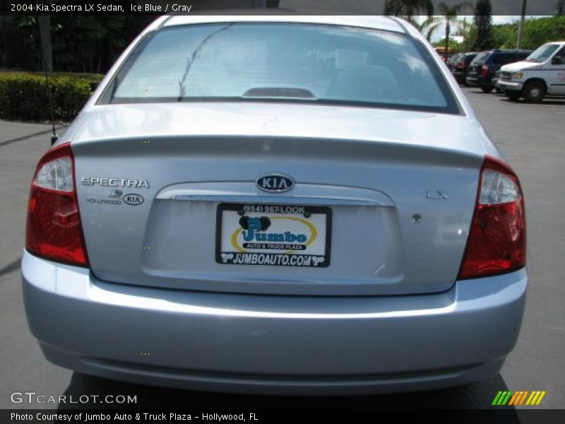 Ice Blue / Gray 2004 Kia Spectra LX Sedan