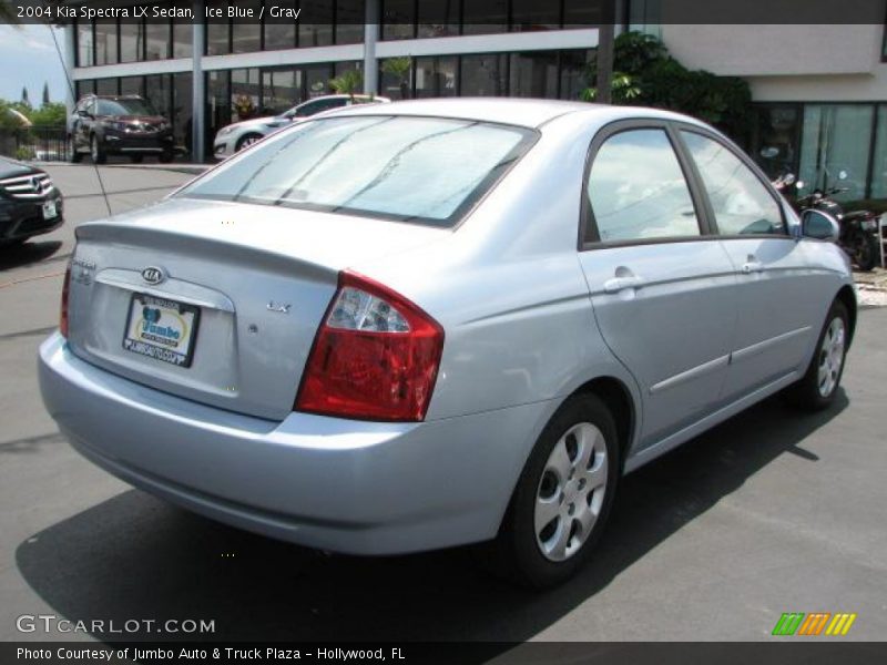 Ice Blue / Gray 2004 Kia Spectra LX Sedan