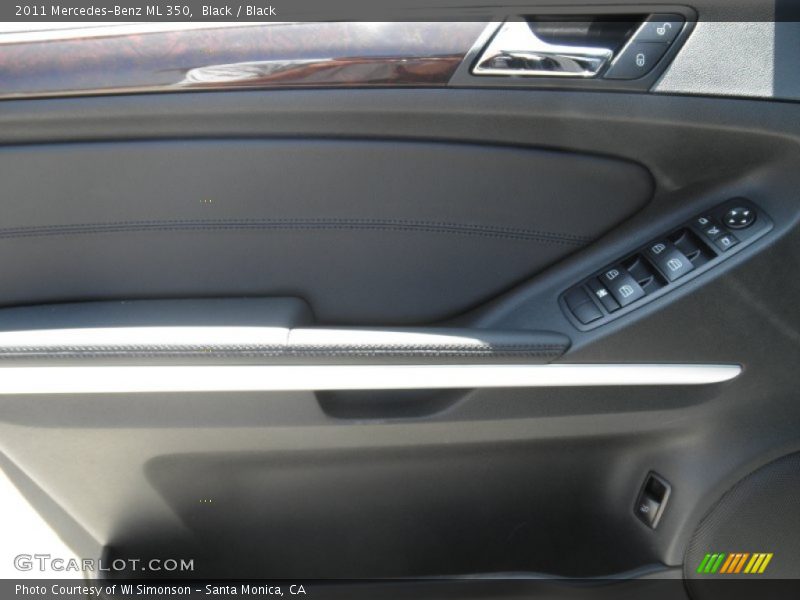 Black / Black 2011 Mercedes-Benz ML 350