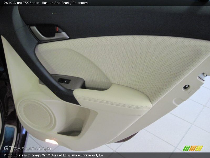 Basque Red Pearl / Parchment 2010 Acura TSX Sedan