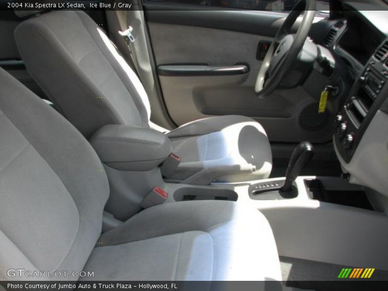 Ice Blue / Gray 2004 Kia Spectra LX Sedan