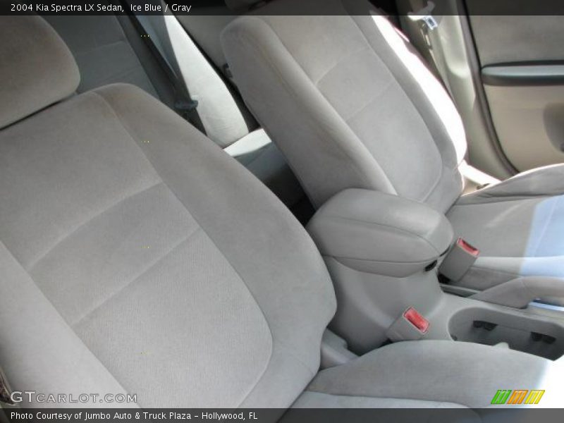Ice Blue / Gray 2004 Kia Spectra LX Sedan