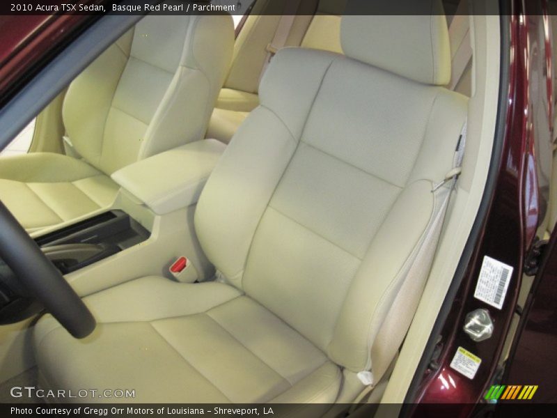 Basque Red Pearl / Parchment 2010 Acura TSX Sedan
