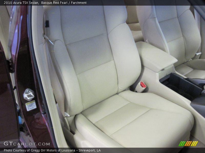 Basque Red Pearl / Parchment 2010 Acura TSX Sedan