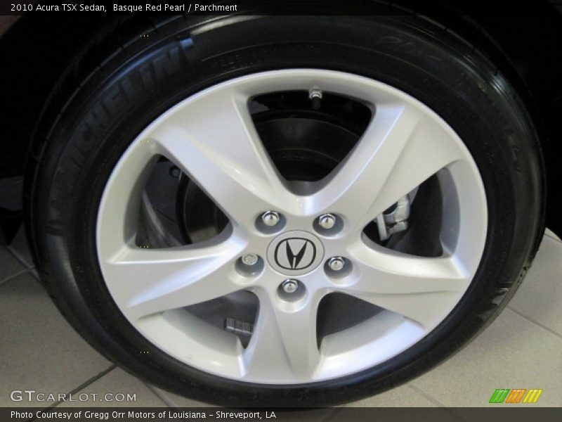 Basque Red Pearl / Parchment 2010 Acura TSX Sedan