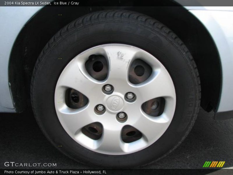 Ice Blue / Gray 2004 Kia Spectra LX Sedan