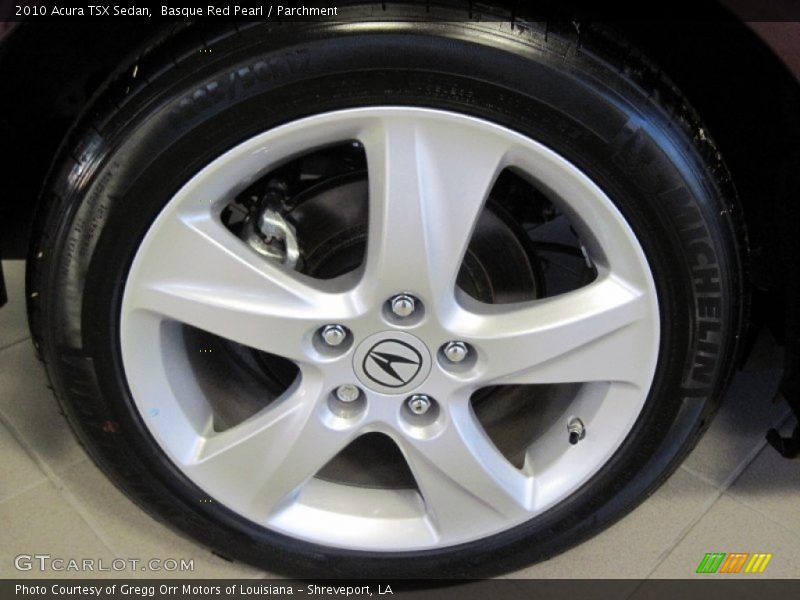 Basque Red Pearl / Parchment 2010 Acura TSX Sedan