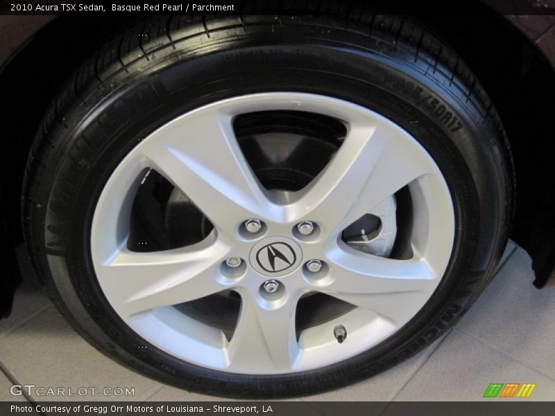 Basque Red Pearl / Parchment 2010 Acura TSX Sedan