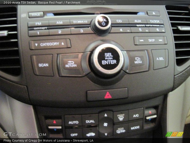 Basque Red Pearl / Parchment 2010 Acura TSX Sedan