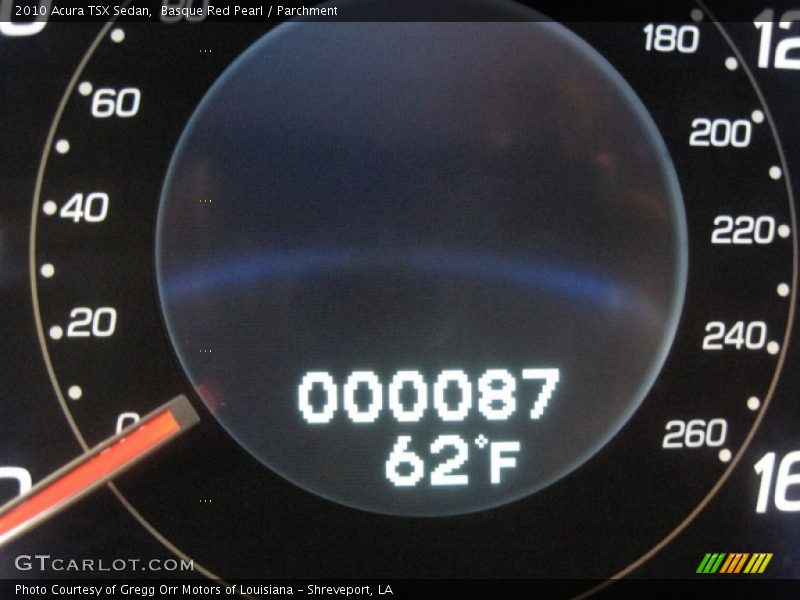 Basque Red Pearl / Parchment 2010 Acura TSX Sedan