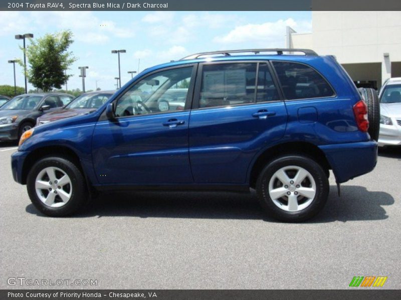 Spectra Blue Mica / Dark Charcoal 2004 Toyota RAV4