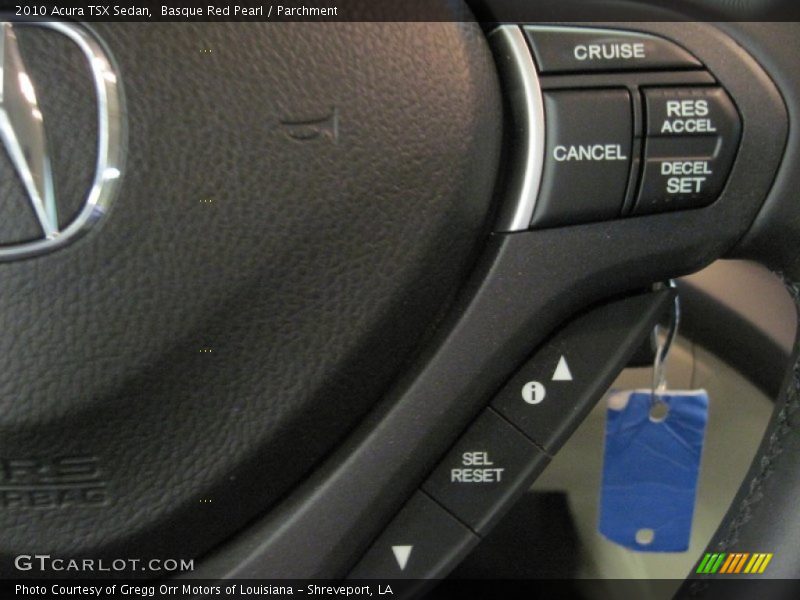 Basque Red Pearl / Parchment 2010 Acura TSX Sedan