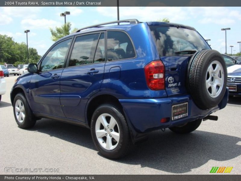 Spectra Blue Mica / Dark Charcoal 2004 Toyota RAV4