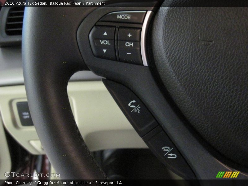 Basque Red Pearl / Parchment 2010 Acura TSX Sedan
