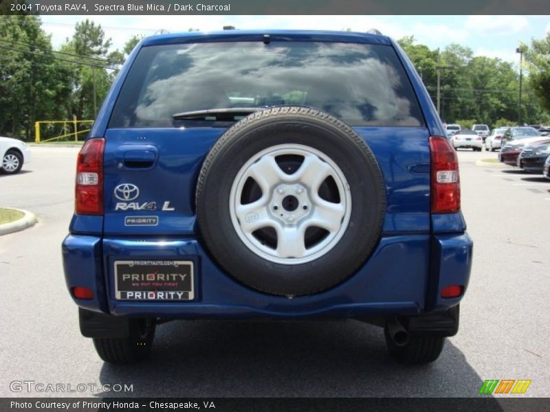 Spectra Blue Mica / Dark Charcoal 2004 Toyota RAV4