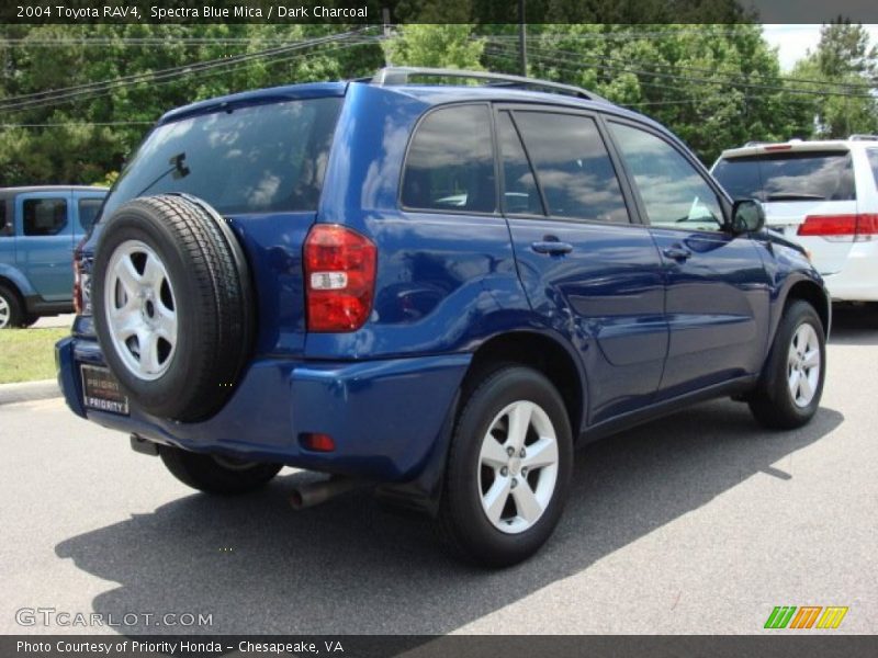 Spectra Blue Mica / Dark Charcoal 2004 Toyota RAV4