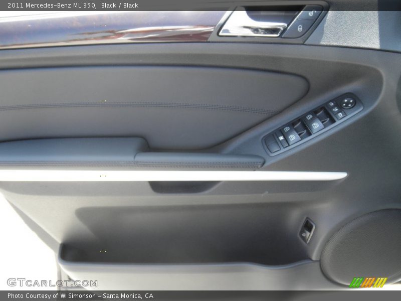 Black / Black 2011 Mercedes-Benz ML 350