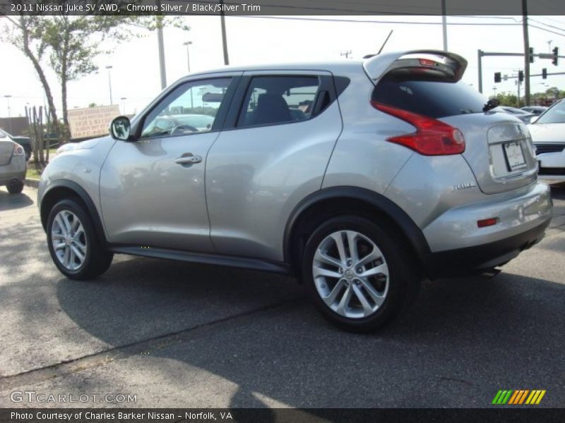 Chrome Silver / Black/Silver Trim 2011 Nissan Juke SV AWD