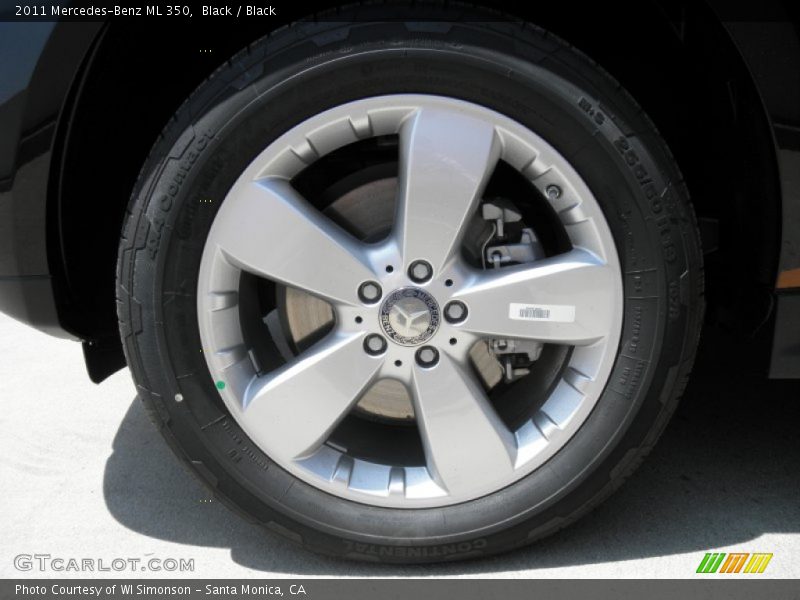 Black / Black 2011 Mercedes-Benz ML 350
